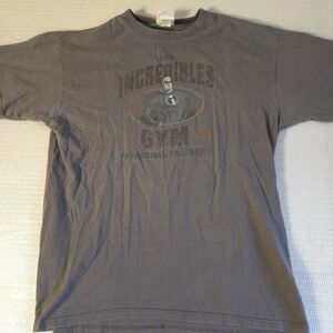 Unisex Authentic Y2K Disney Incredibles Gym T Shirt Size Large
